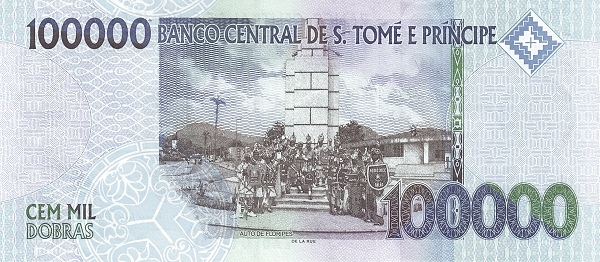 P69a St. Thomas & Prince 100.000 Dobras Year 2005